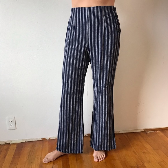 Linen stripe pants - Picture 1 of 3